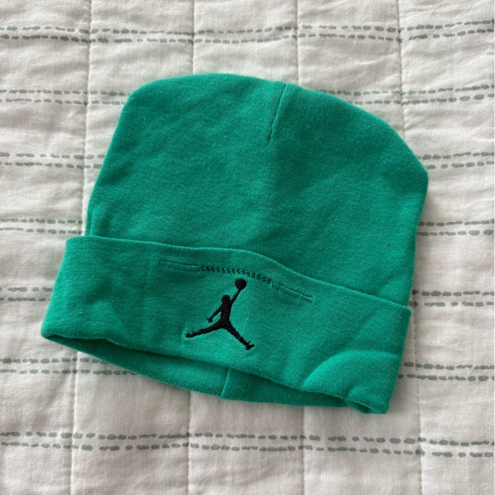 Green Air Jordan Baby Hat